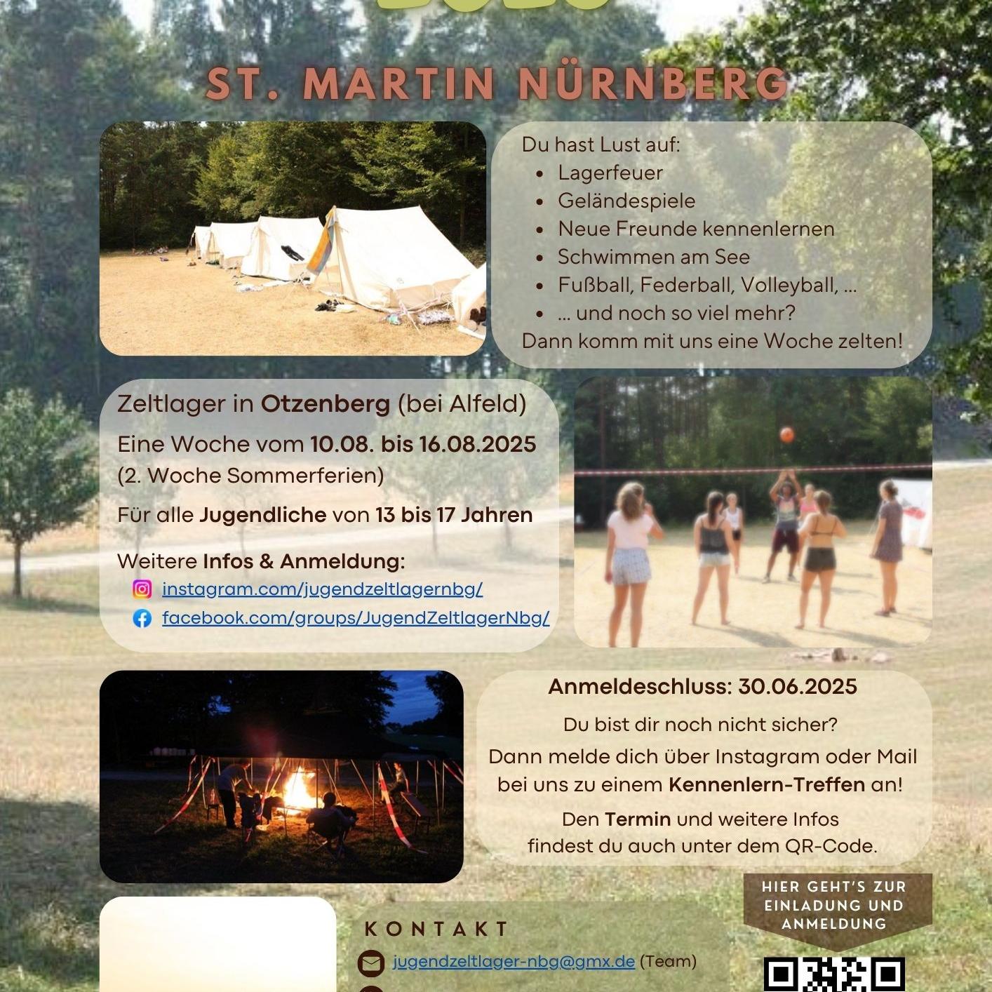 Flyer Zeltlager 2025