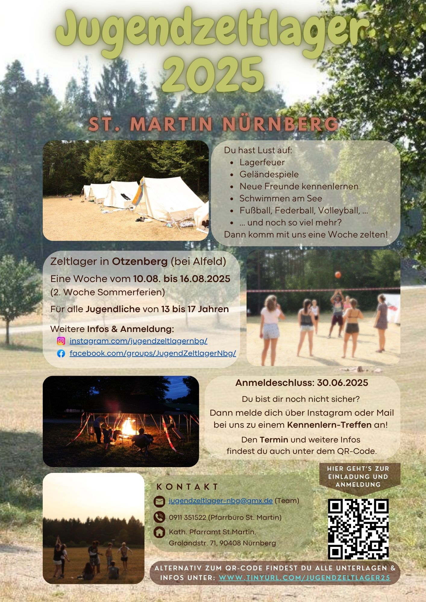 Flyer Zeltlager 2025