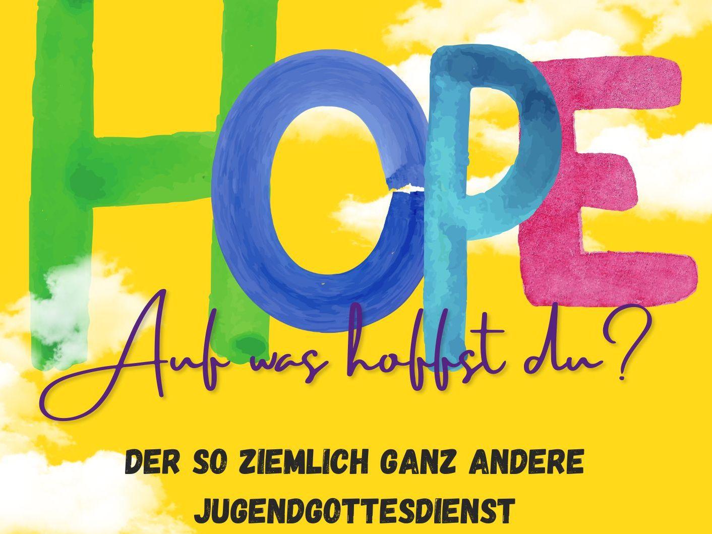 Vorbereitung: HOPE-Jugendgottesdienst