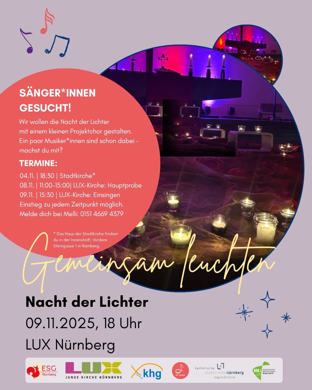 Einladung zur Nacht der Licher am 9.11.2025